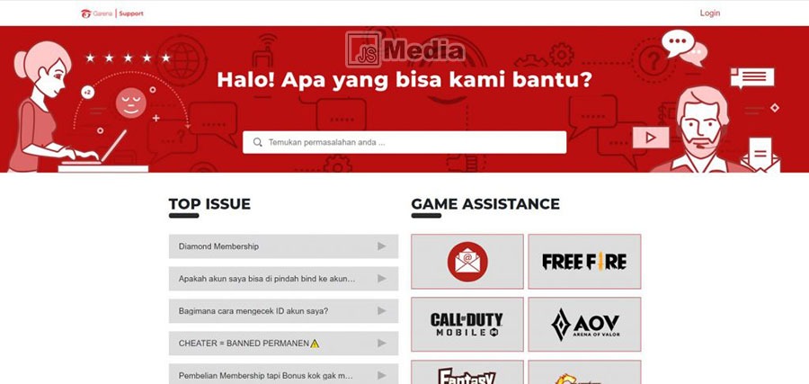 Cara Minta Bantuan Akun FF Ke Garena