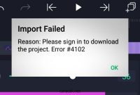 Cara Mengatasi Error 4102 Alight Motion