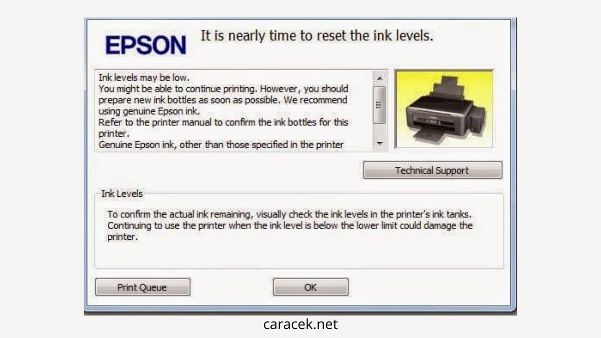Cara Reset Printer Epson L360 dengan menggunakan Resetter