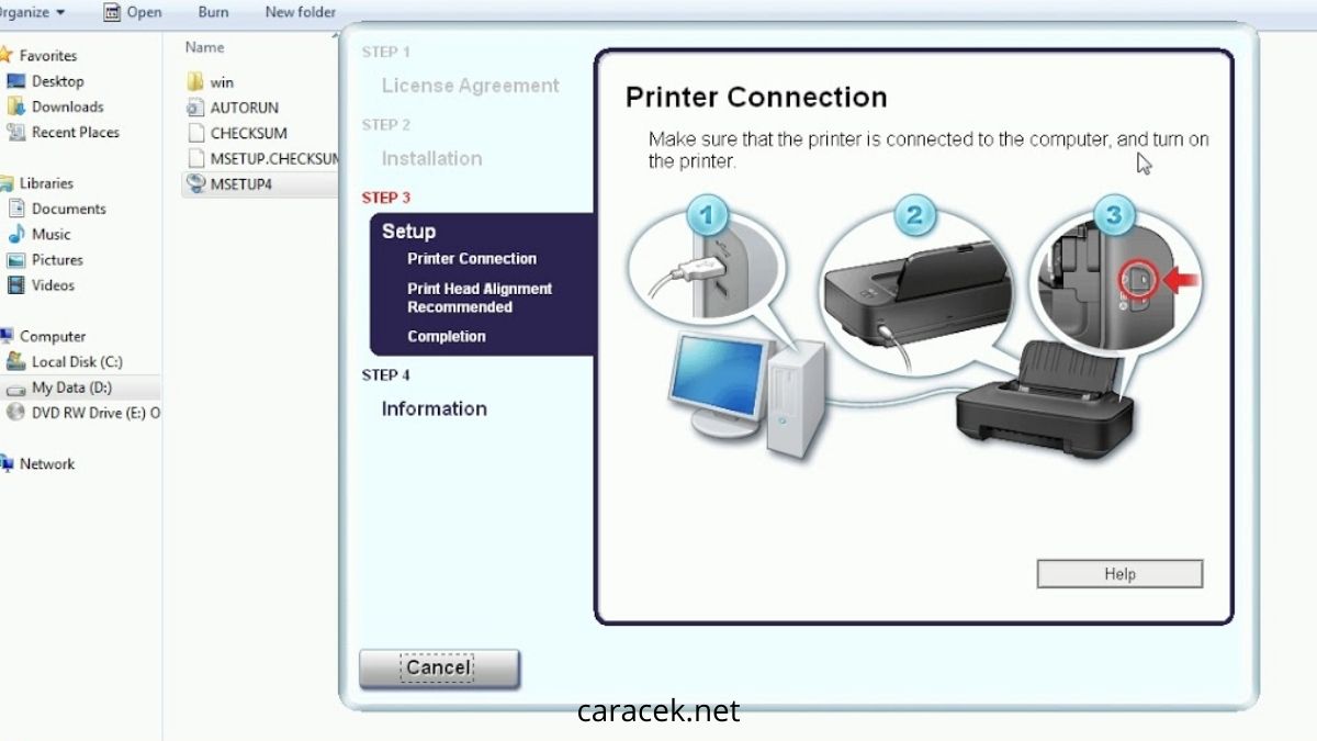 Cara Install Printer Canon G2010 Tanpa CD + File instalasi