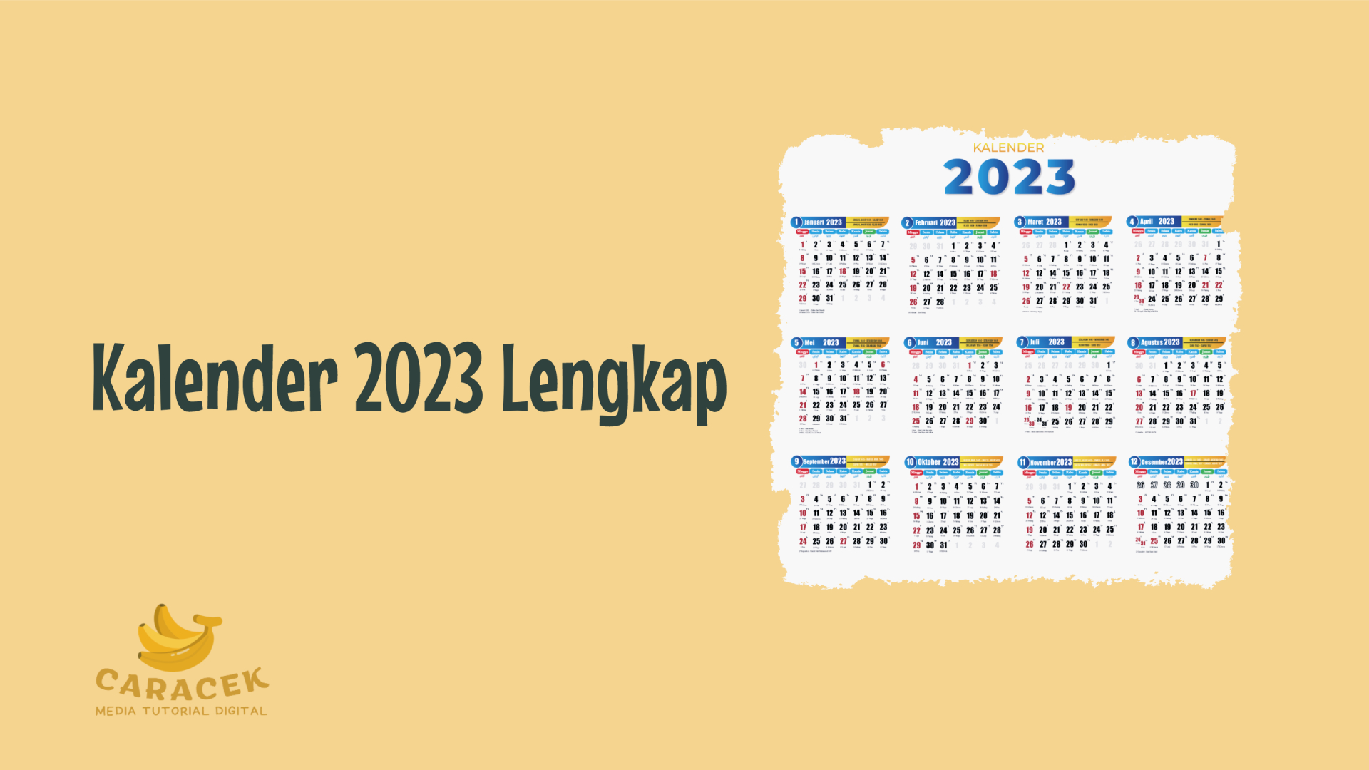 Kalender 2023 Terlengkap