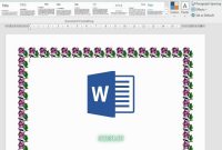 Cara Membuat Bingkai Di Word
