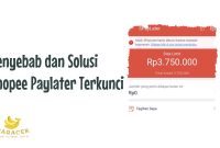 Shopee Paylater Terkunci