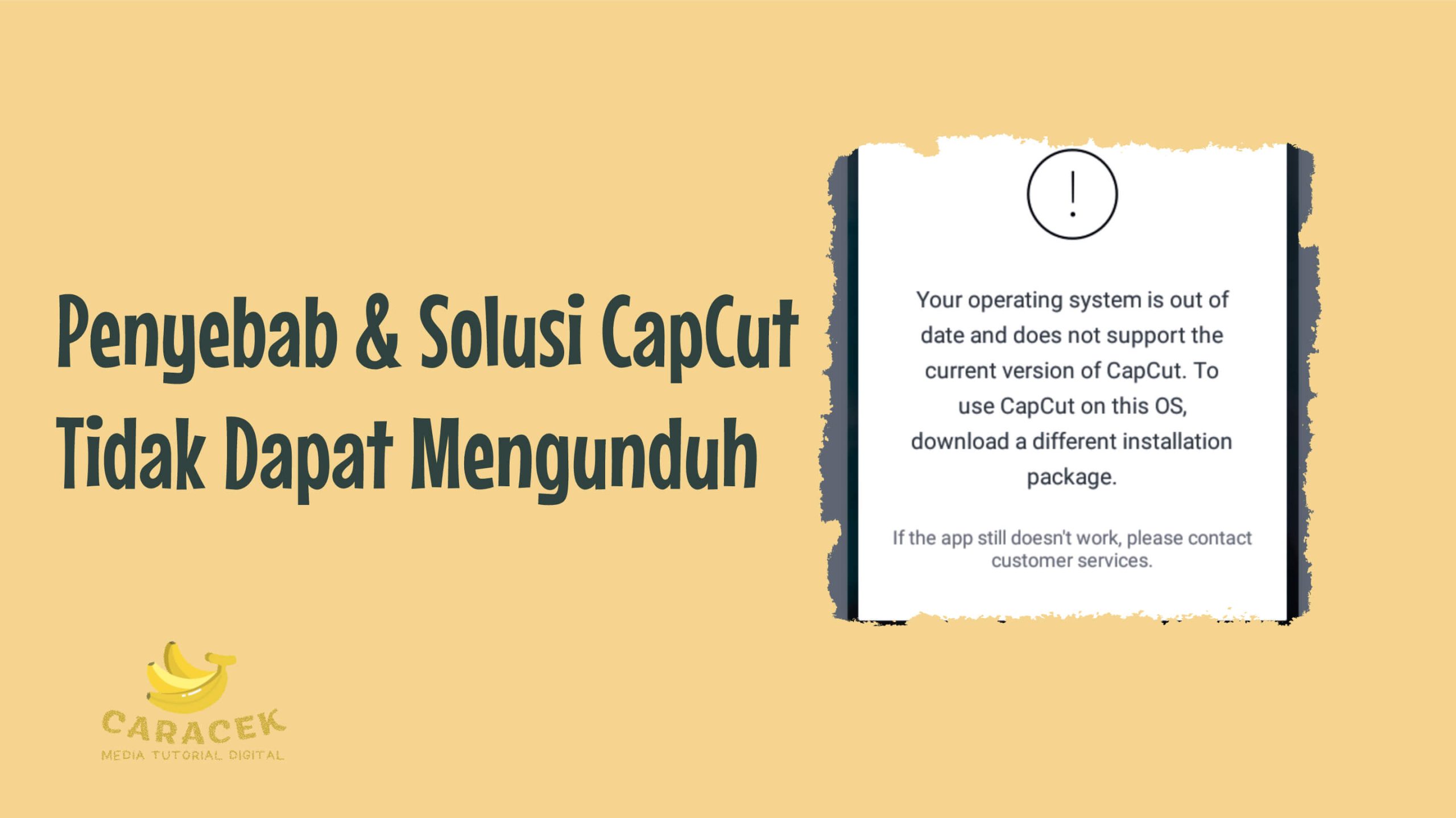 CapCut Tidak Dapat Mengunduh