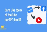 Cara Live Zoom di YouTube