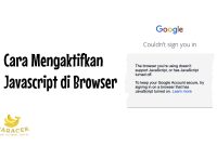 Cara Mengaktifkan Javascript
