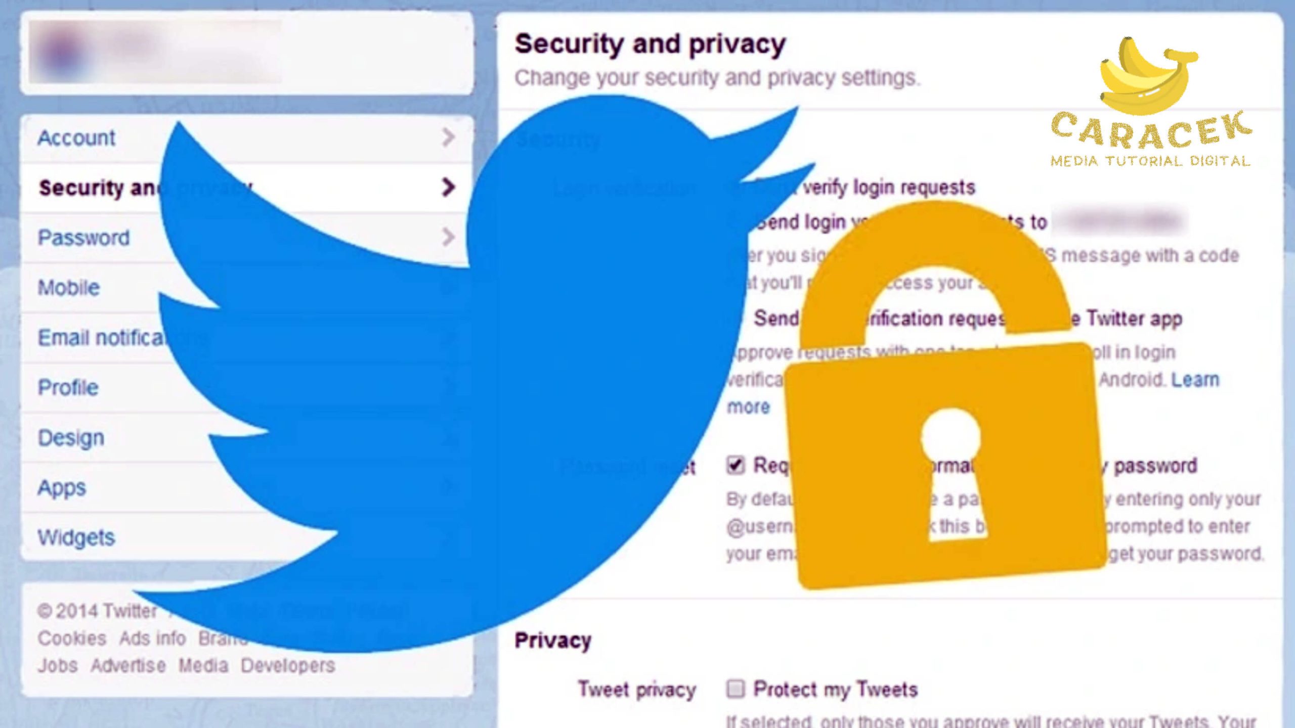 Cara Privasi Akun Twitter