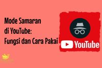 Mode Samaran di YouTube