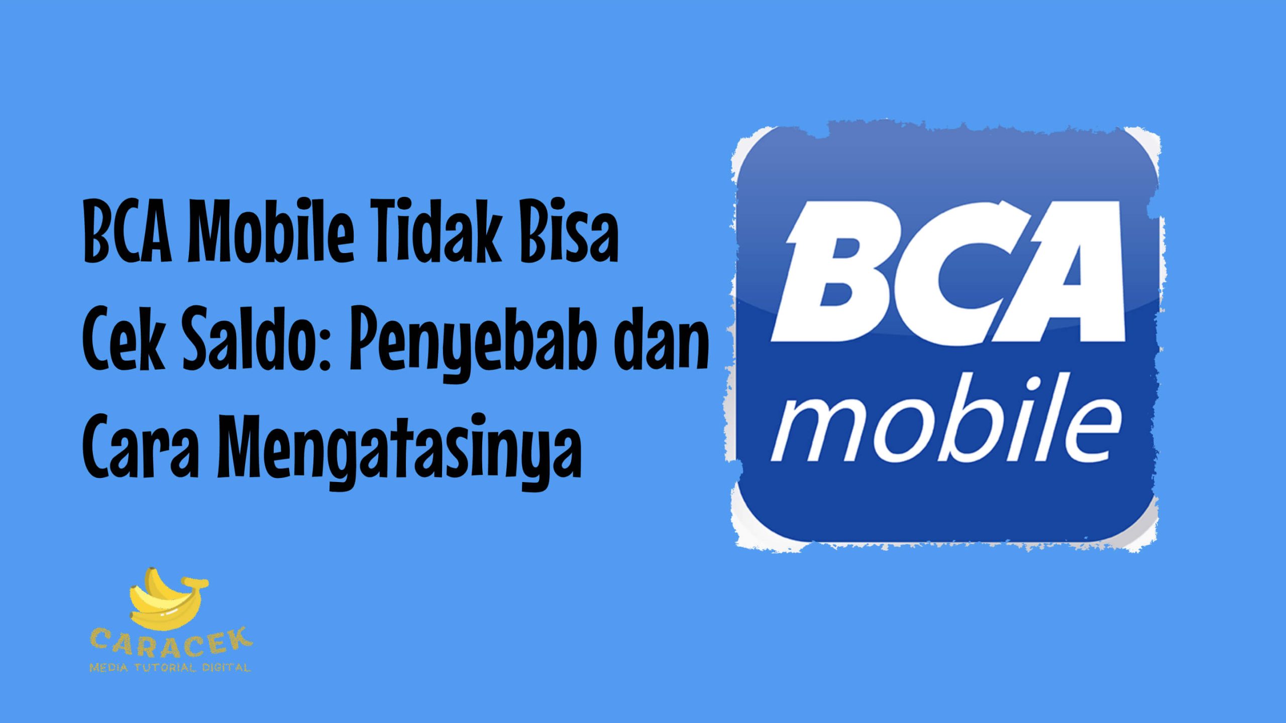 BCA Mobile Tidak Bisa Cek Saldo