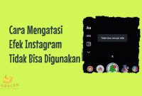 Efek Instagram Tidak Bisa Digunakan