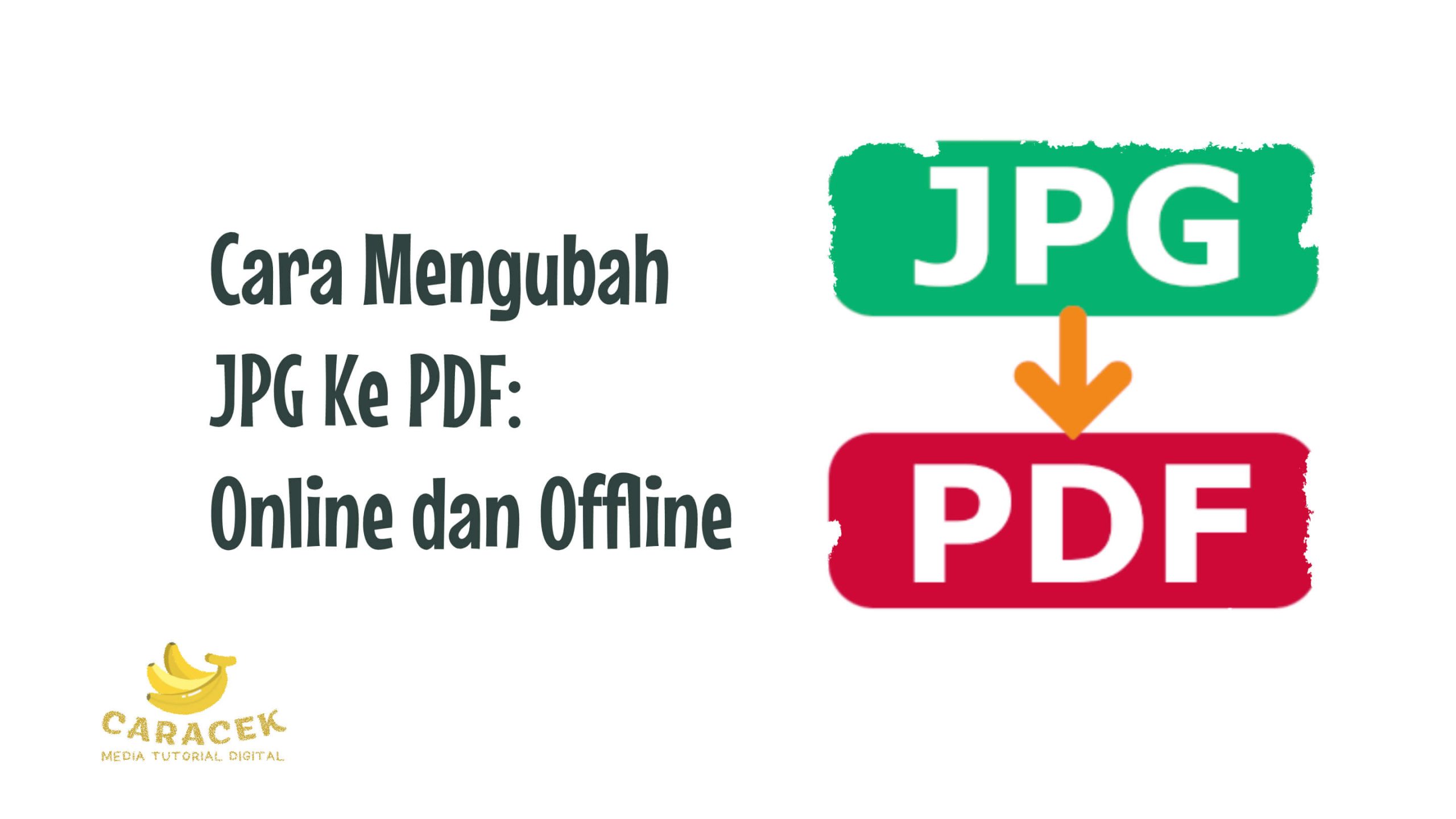 Mengubah JPG Ke PDF