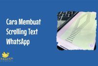 Scrolling Text WhatsApp