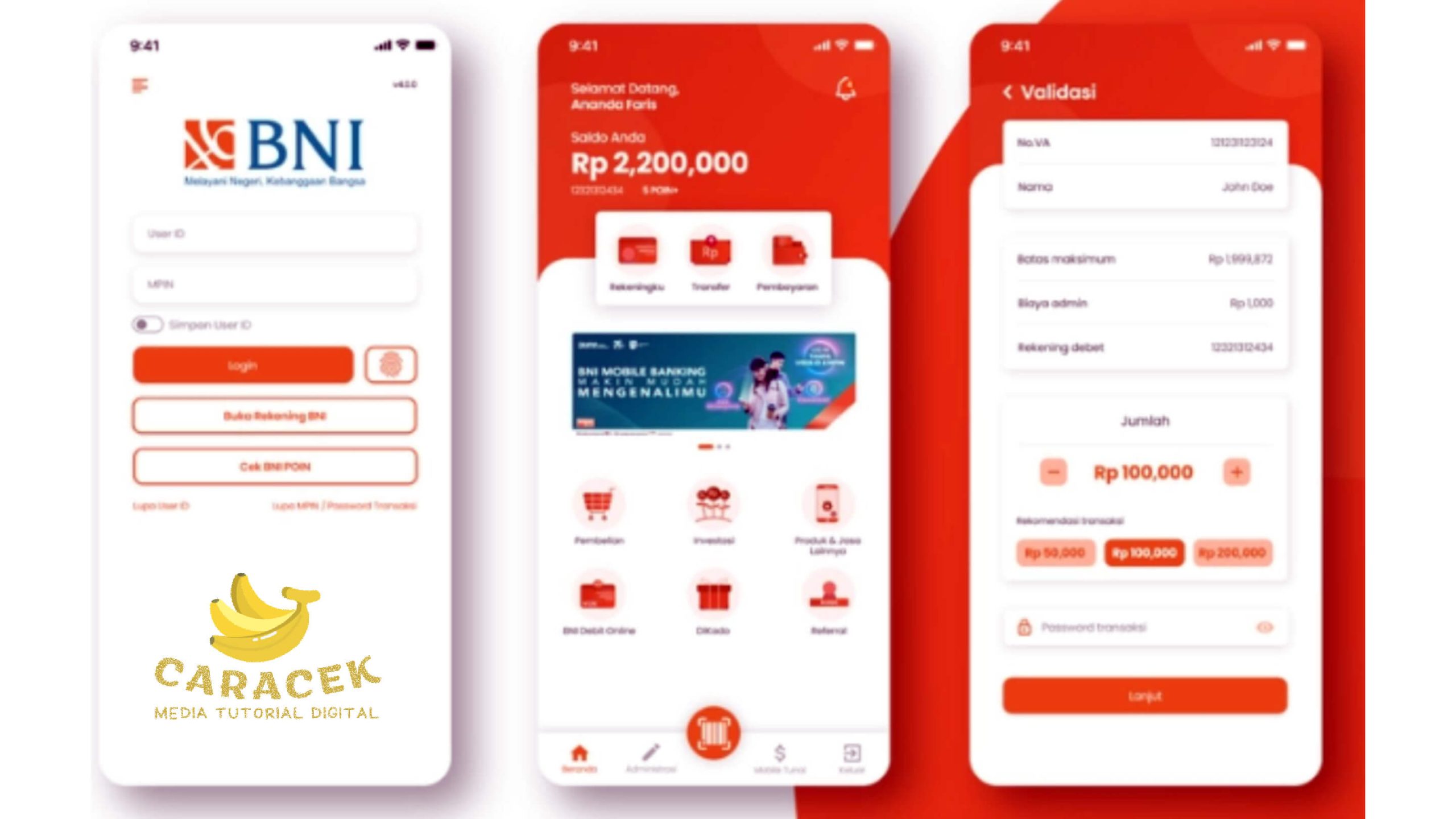 Cara Login BNI Mobile Banking
