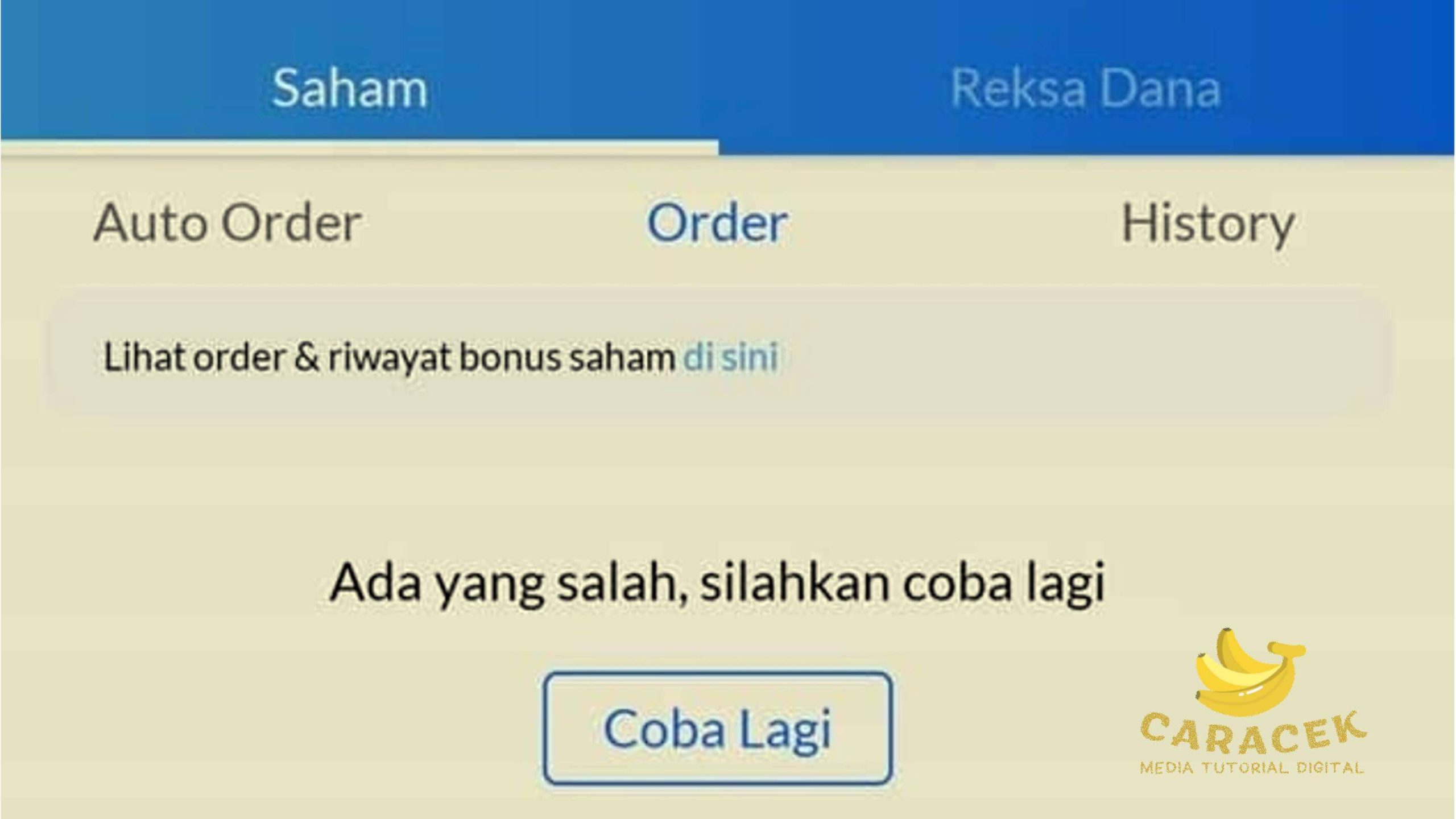 Aplikasi Ajaib Error