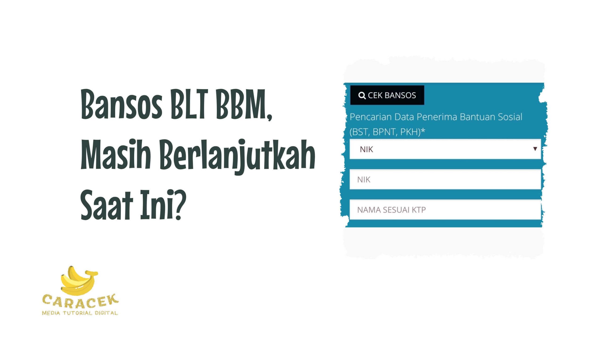 Bansos BLT BBM
