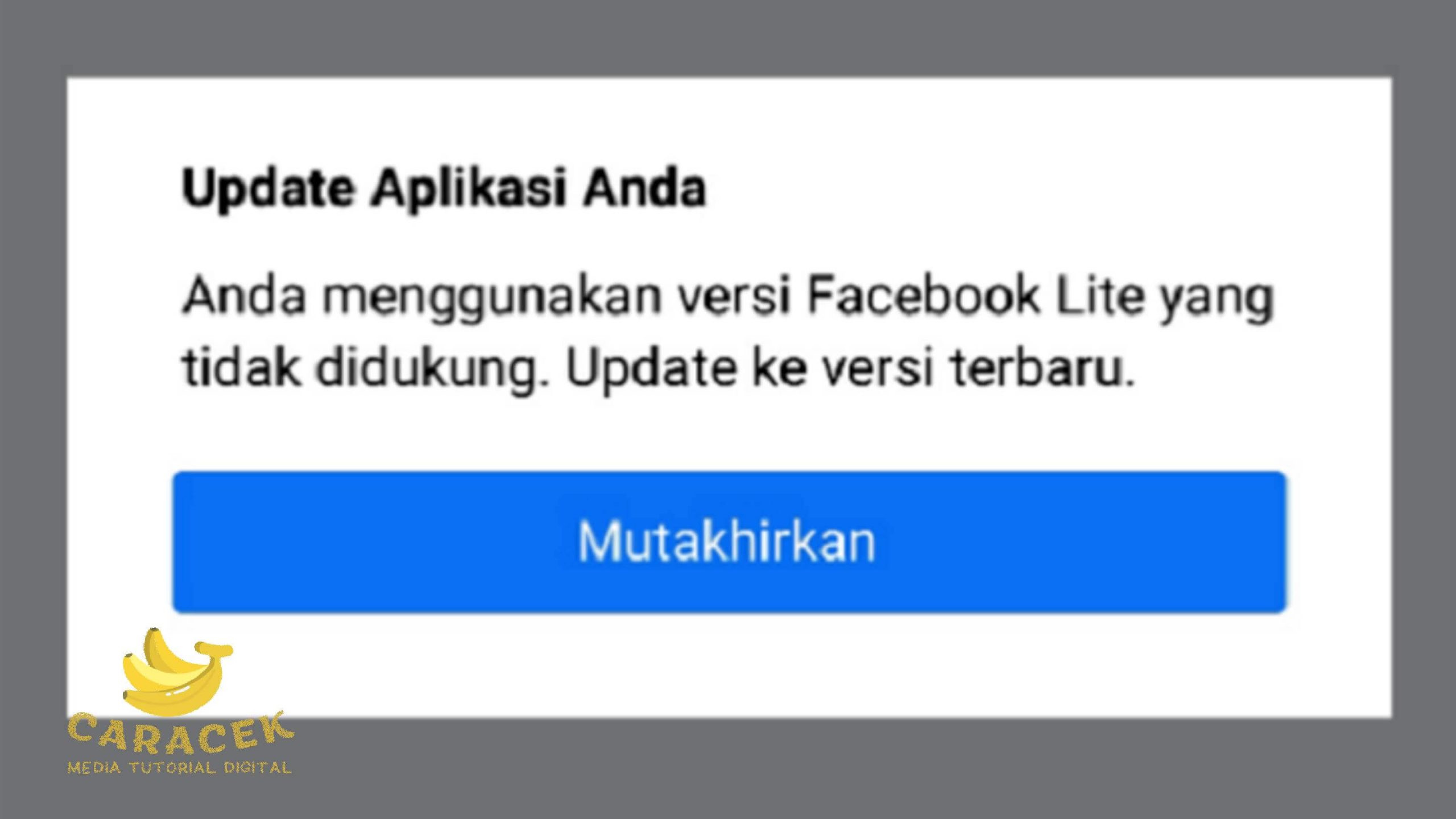 Facebook Error Hari Ini