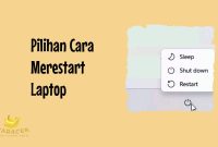 Cara Merestart Laptop