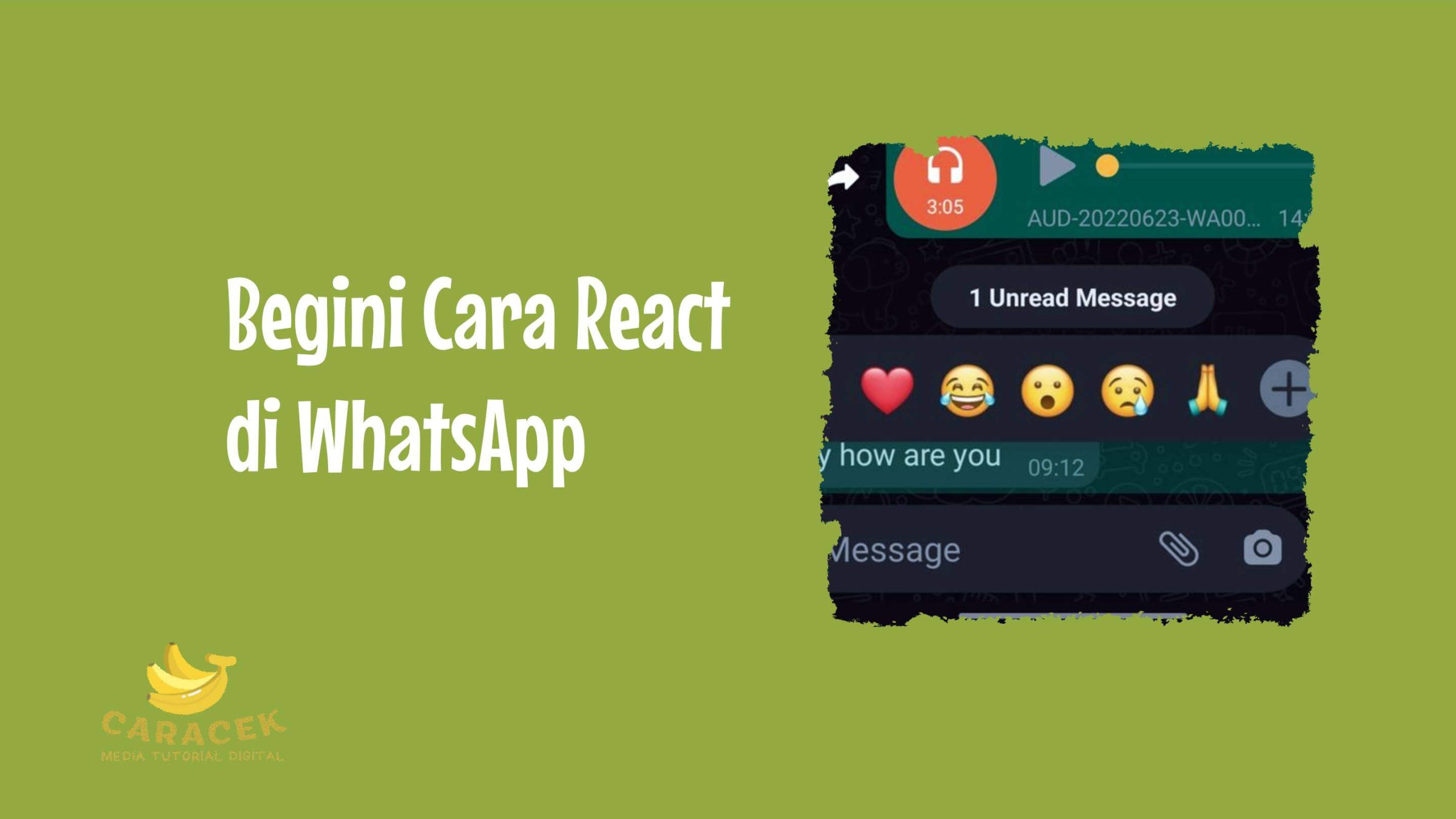 Cara React di WhatsApp