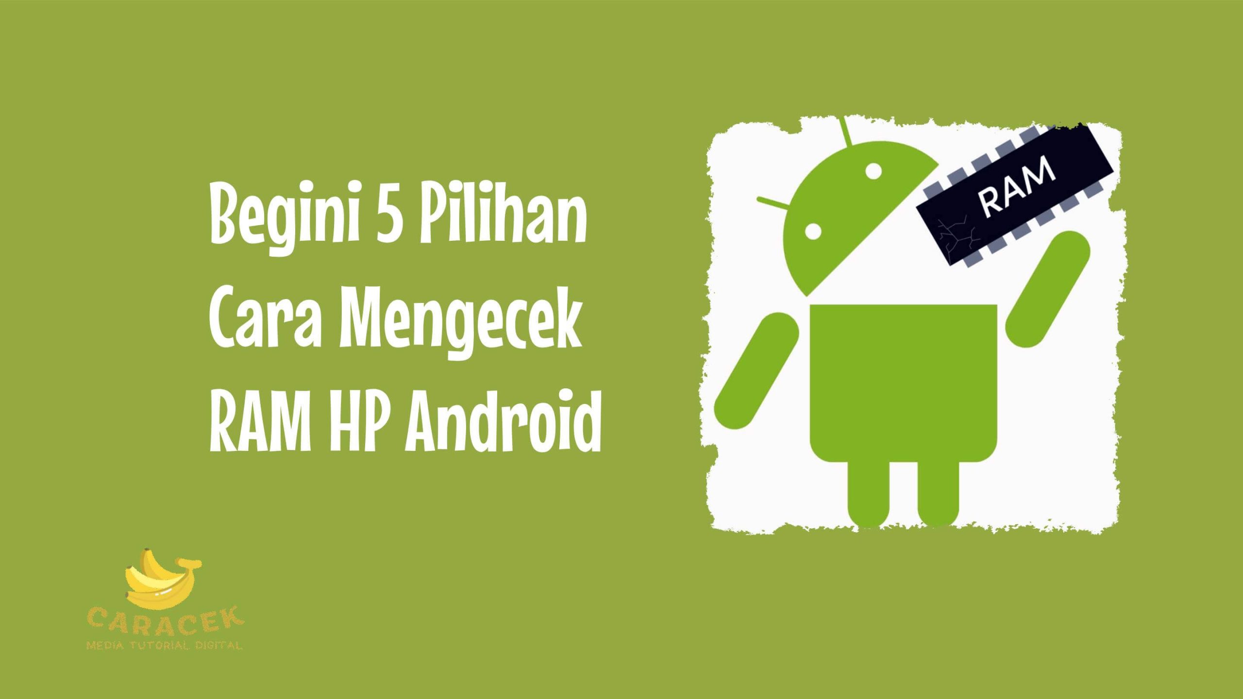 Cara Mengecek RAM HP