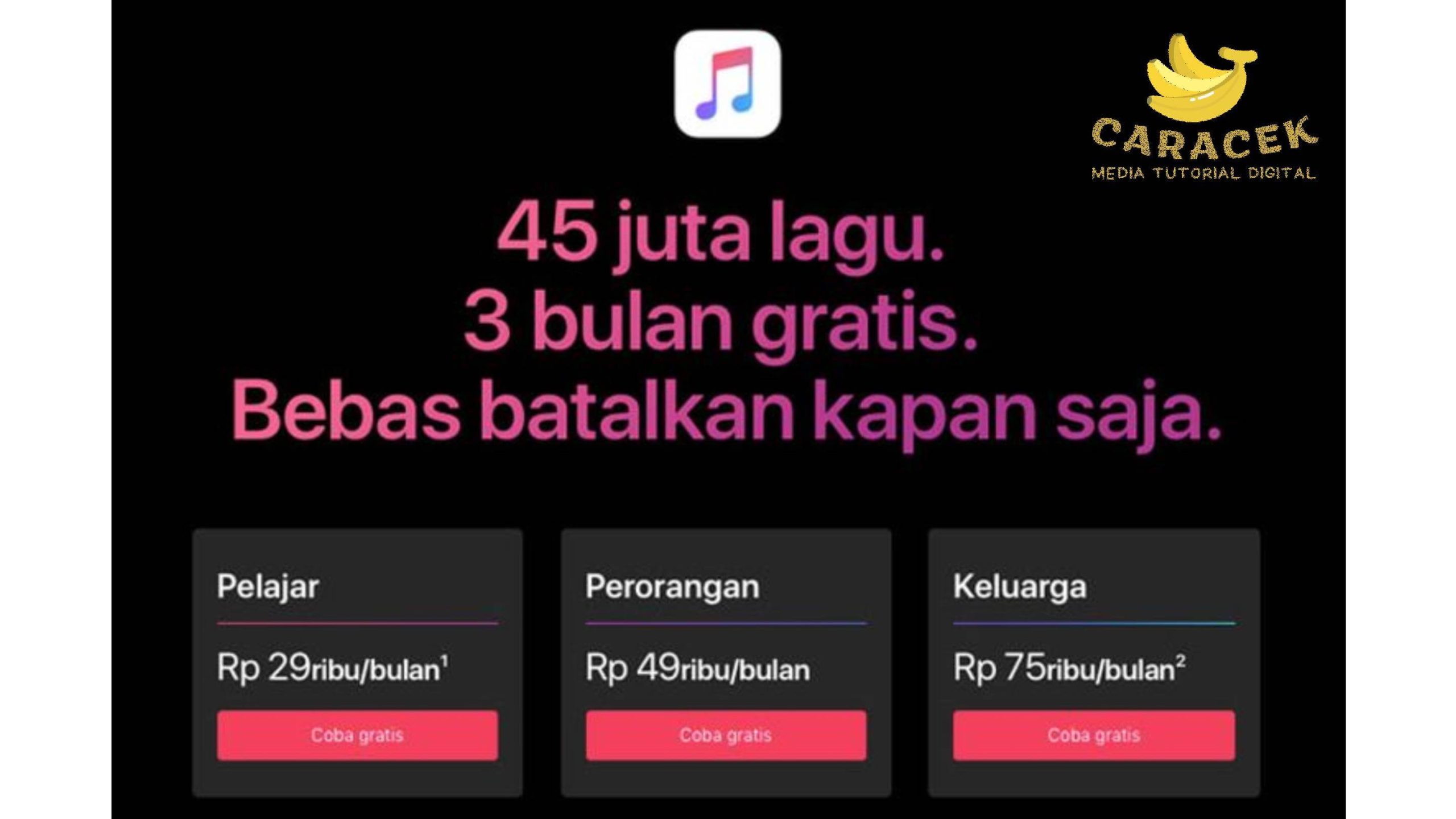 Cara Berhenti Langganan Apple Music