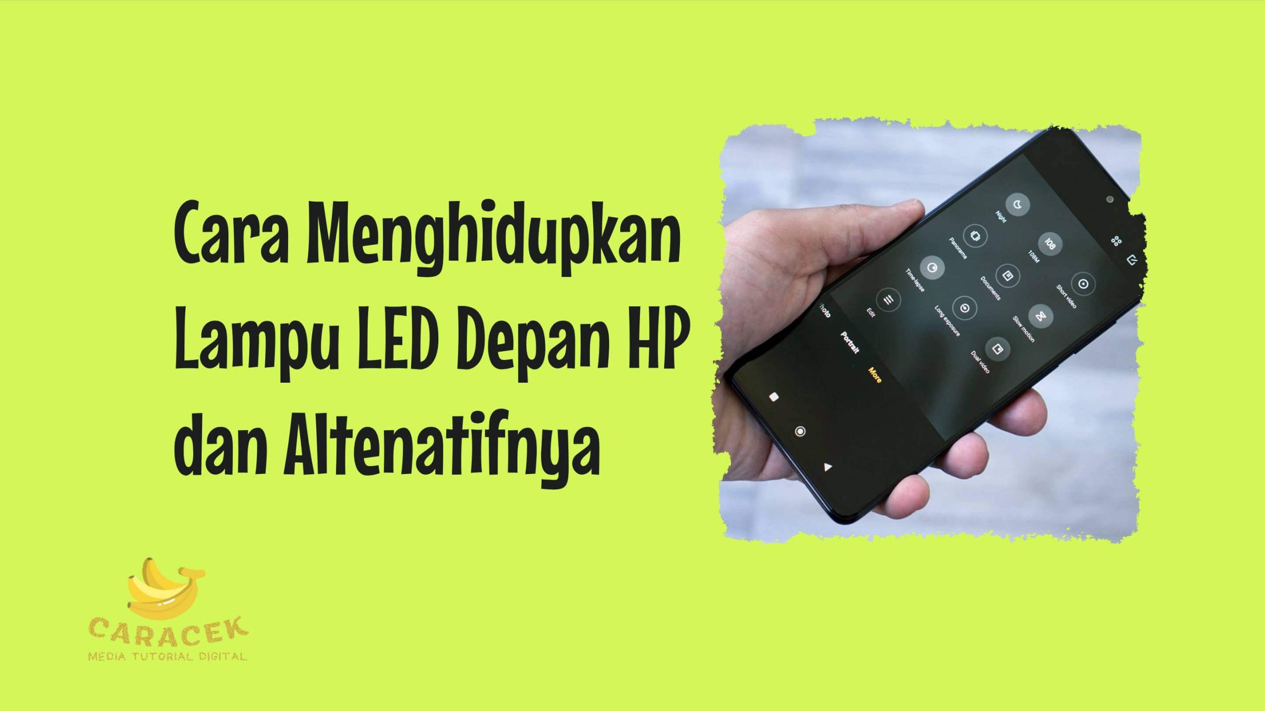 Cara Menghidupkan Lampu LED Depan