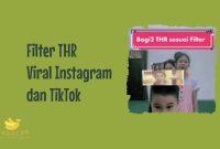 Filter THR Viral Instagram dan TikTok