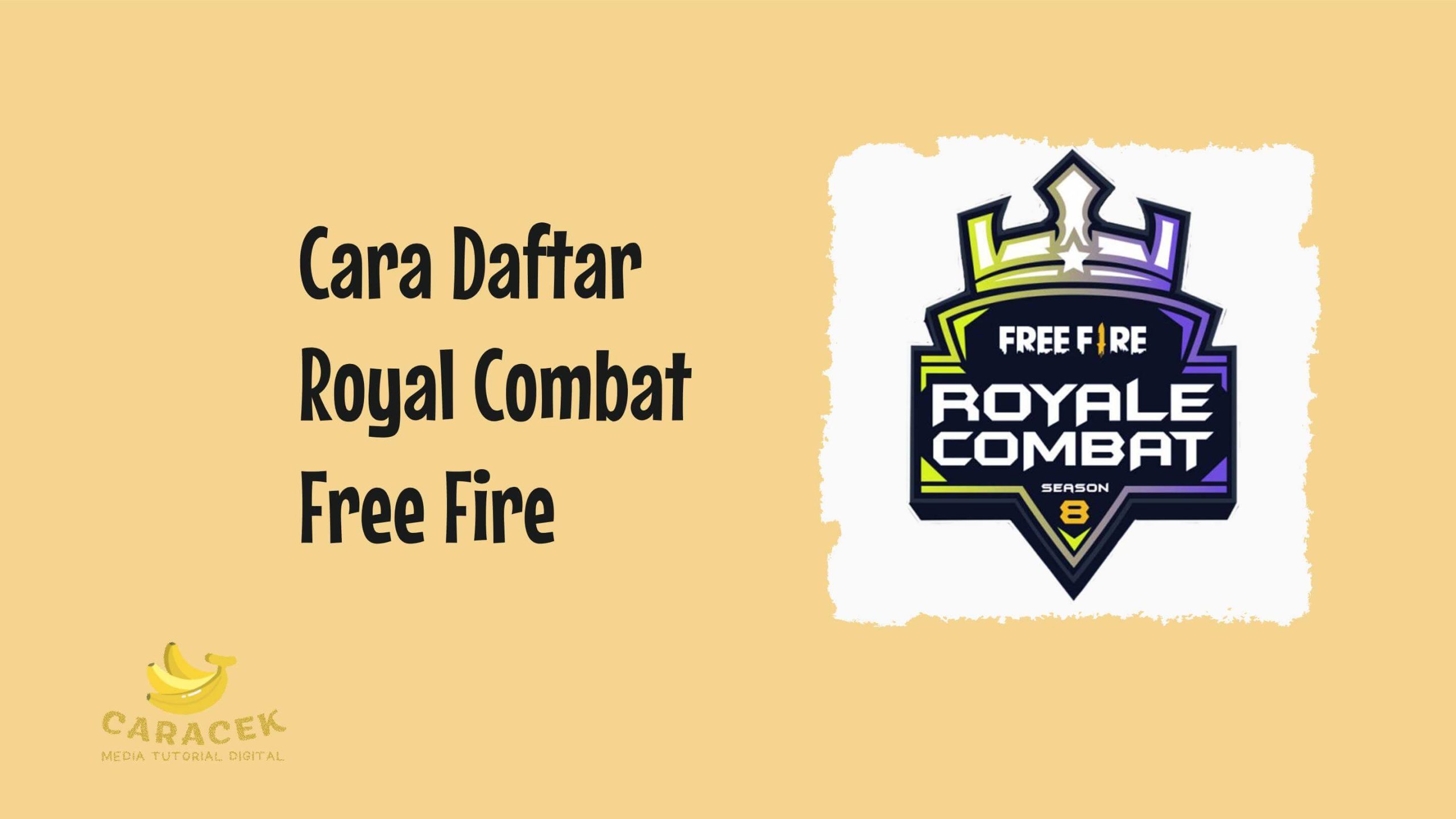 Cara Daftar Royal Combat Free Fire