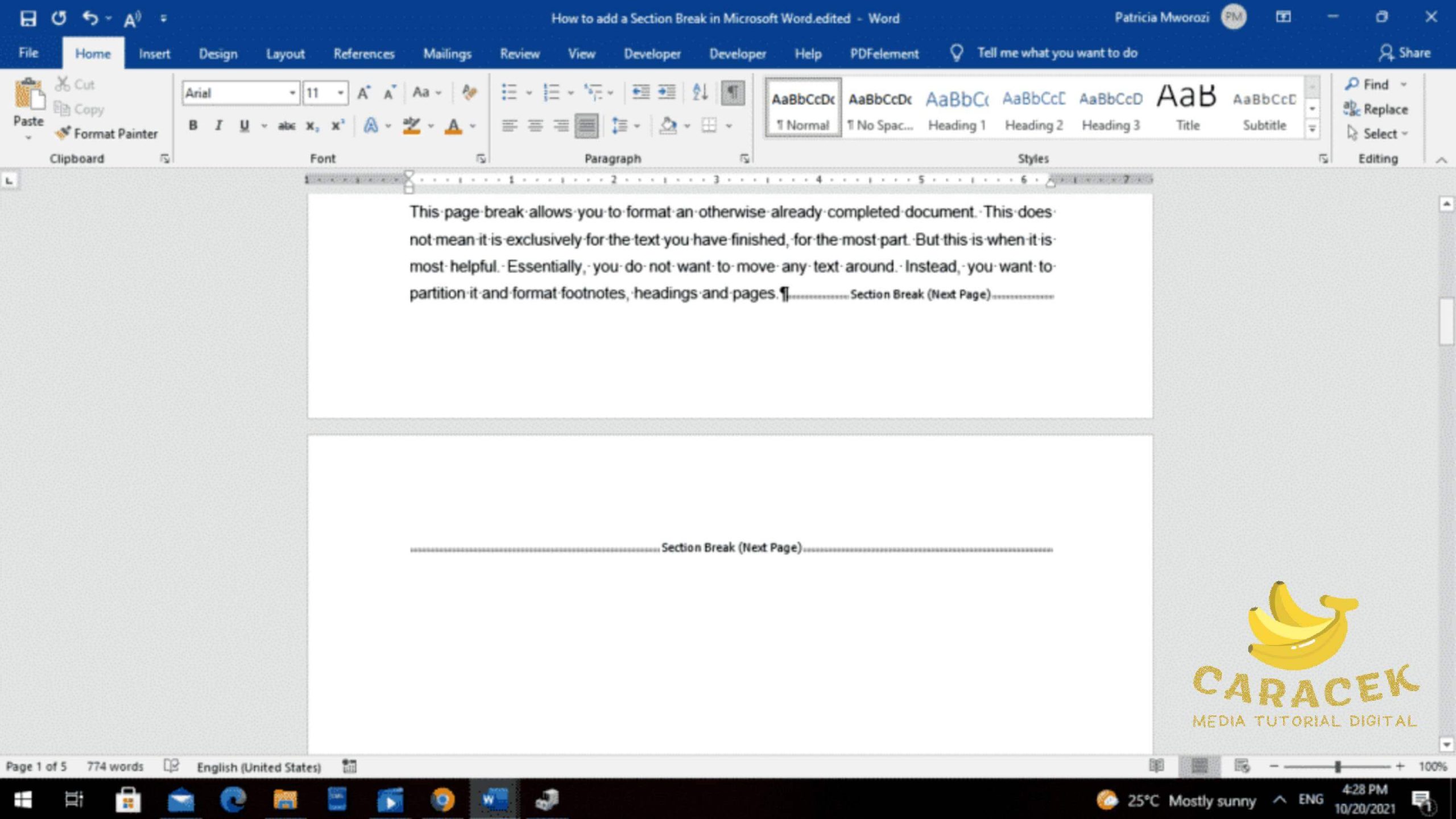 Cara Menghapus Halaman Kosong di Microsoft Word