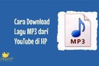 Download Lagu MP3 dari YouTube