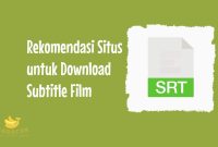Situs untuk Download Subtitle Film